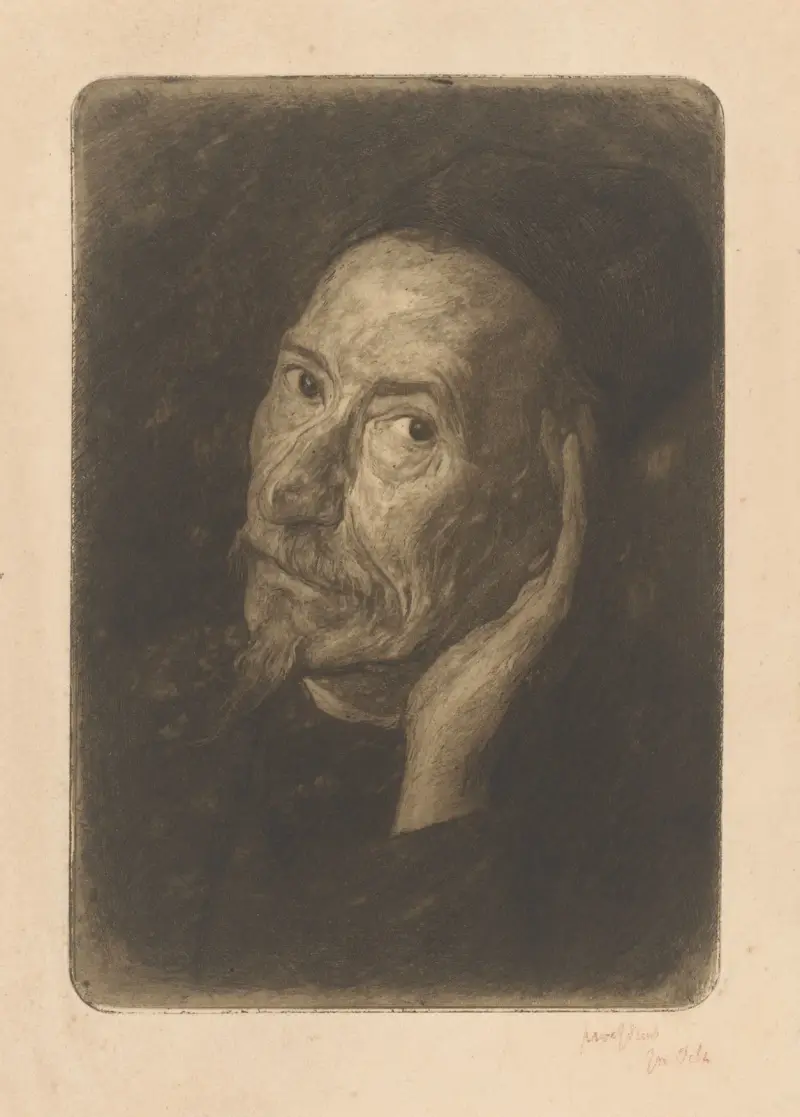 Porträtt av Paul Joseph Constantin Gabriël av Jan Veth