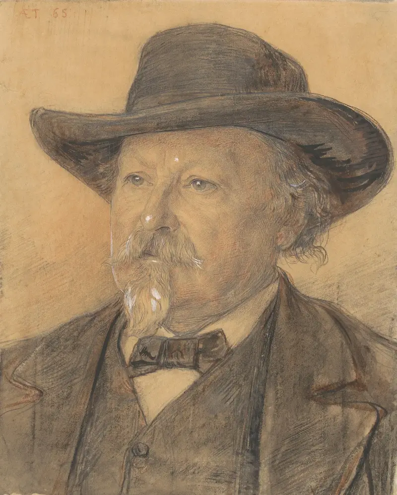 Porträtt av Philip van der Kellen av Jan Veth