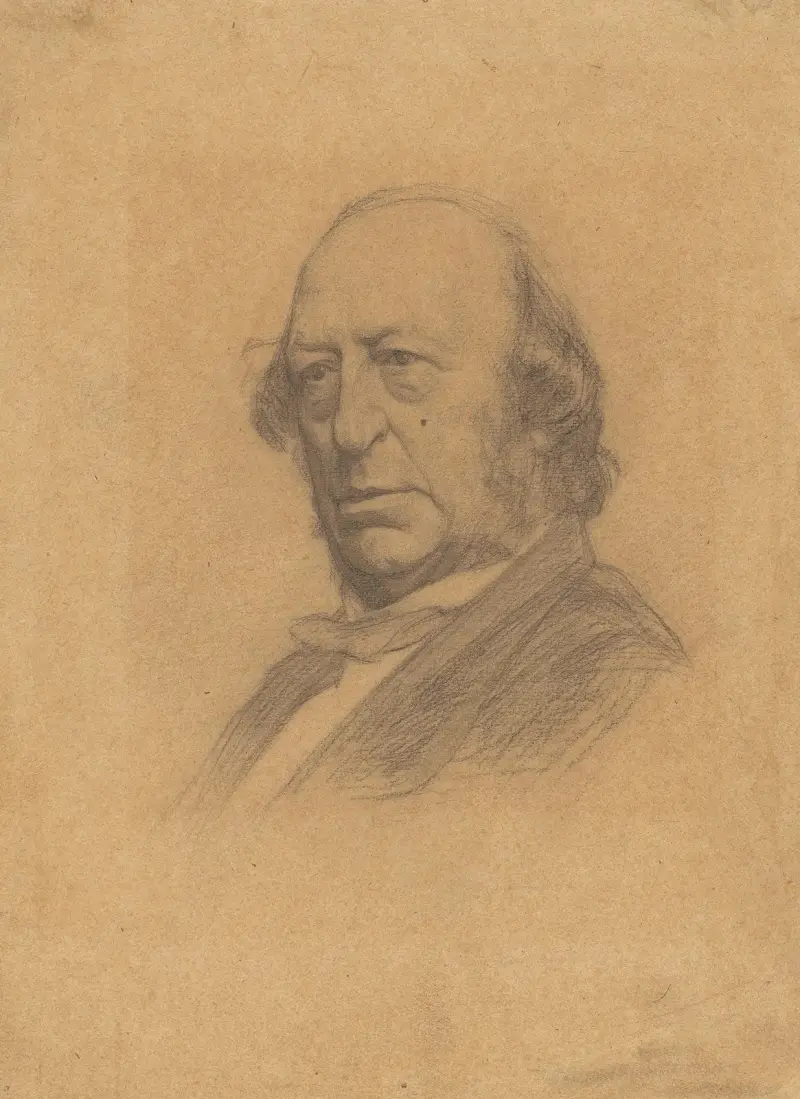 Porträtt av professor dr. Jan van Geuns av Jan Veth