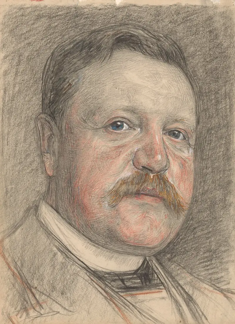 Porträtt av R.P.J. Tutein Nolthenius av Jan Veth