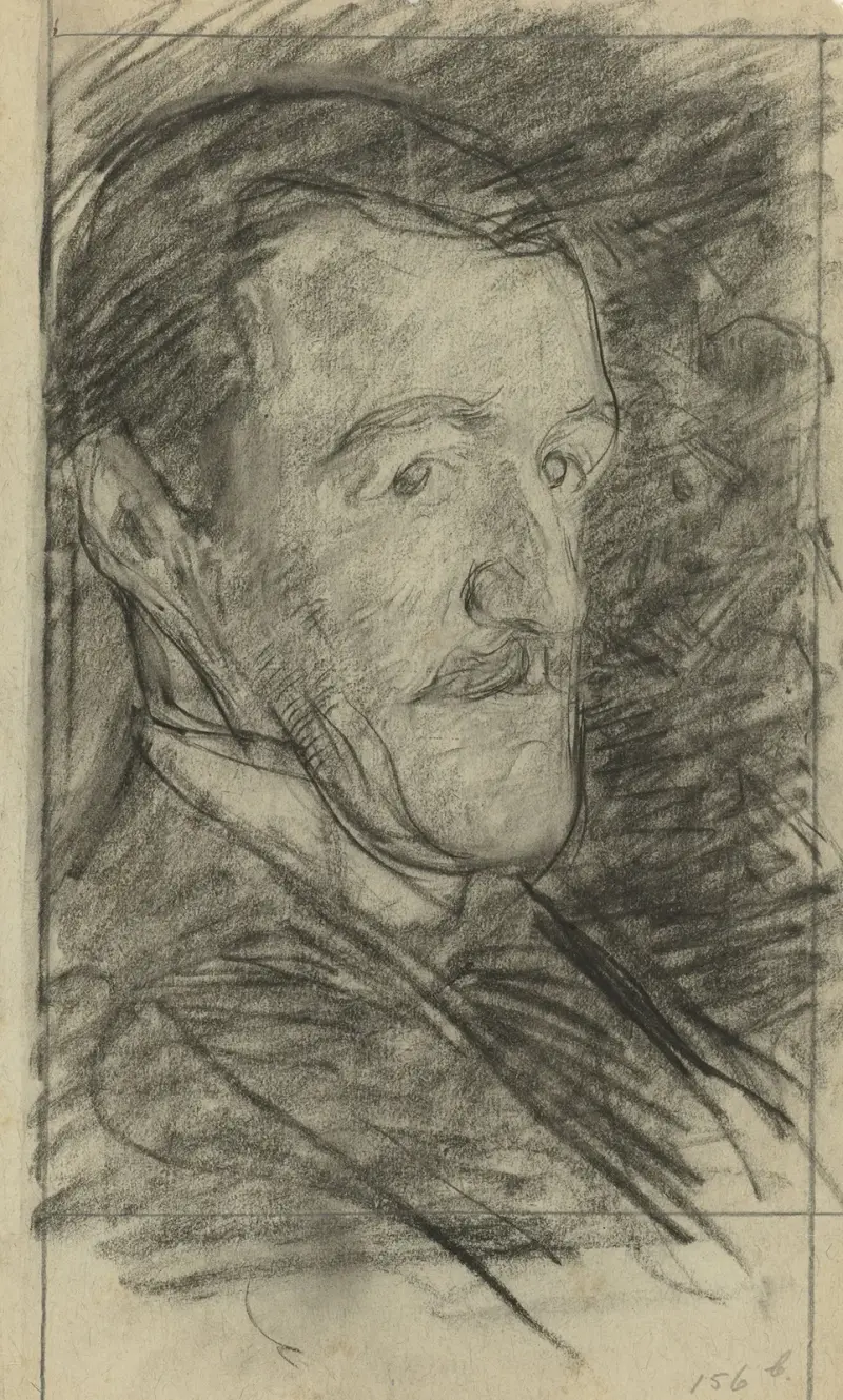 Porträtt av Richard Roland Holst av Jan Veth