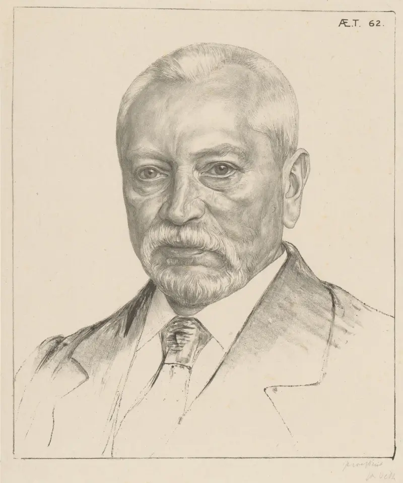 Porträtt av Theodorus Hendrik Mac Gillavry av Jan Veth