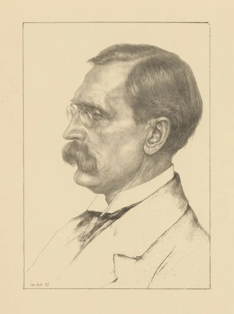Porträtt av Wilhelm von Bode av Jan Veth