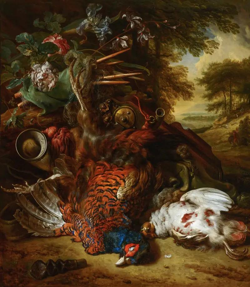 Jagdstillleben von Jan Weenix