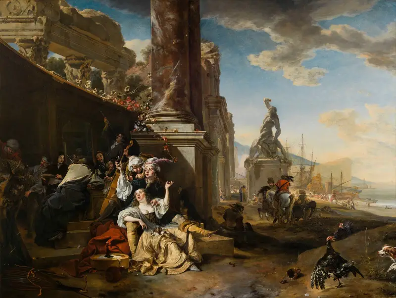 Die Lustfahrt von Jan Weenix