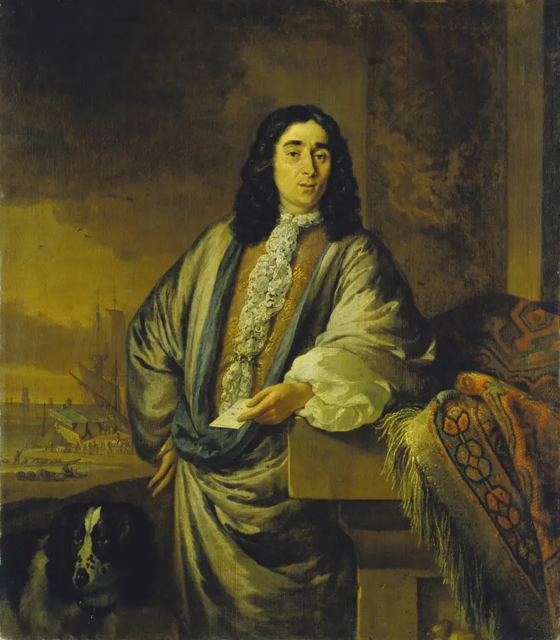 Portrait of a Dutch Merchant av Jan Weenix