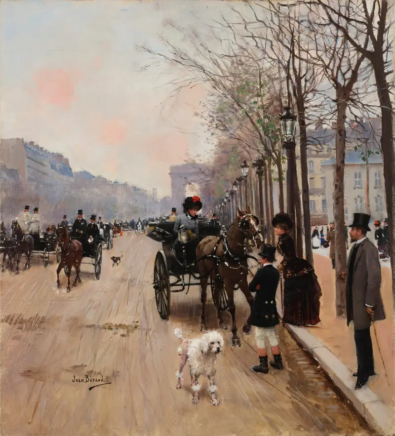 Champs-Élysées av Jean Béraud