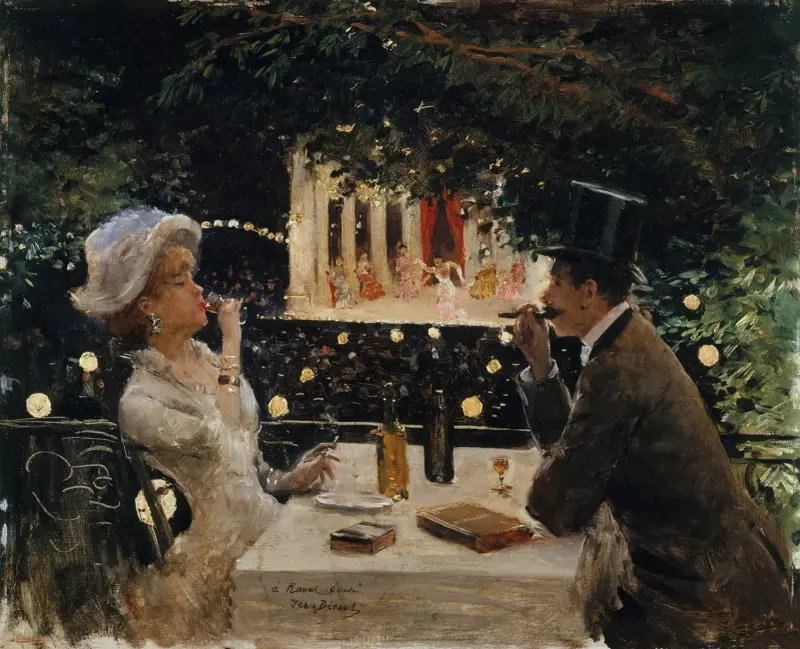 Dîner aux Ambassadeurs av Jean Béraud