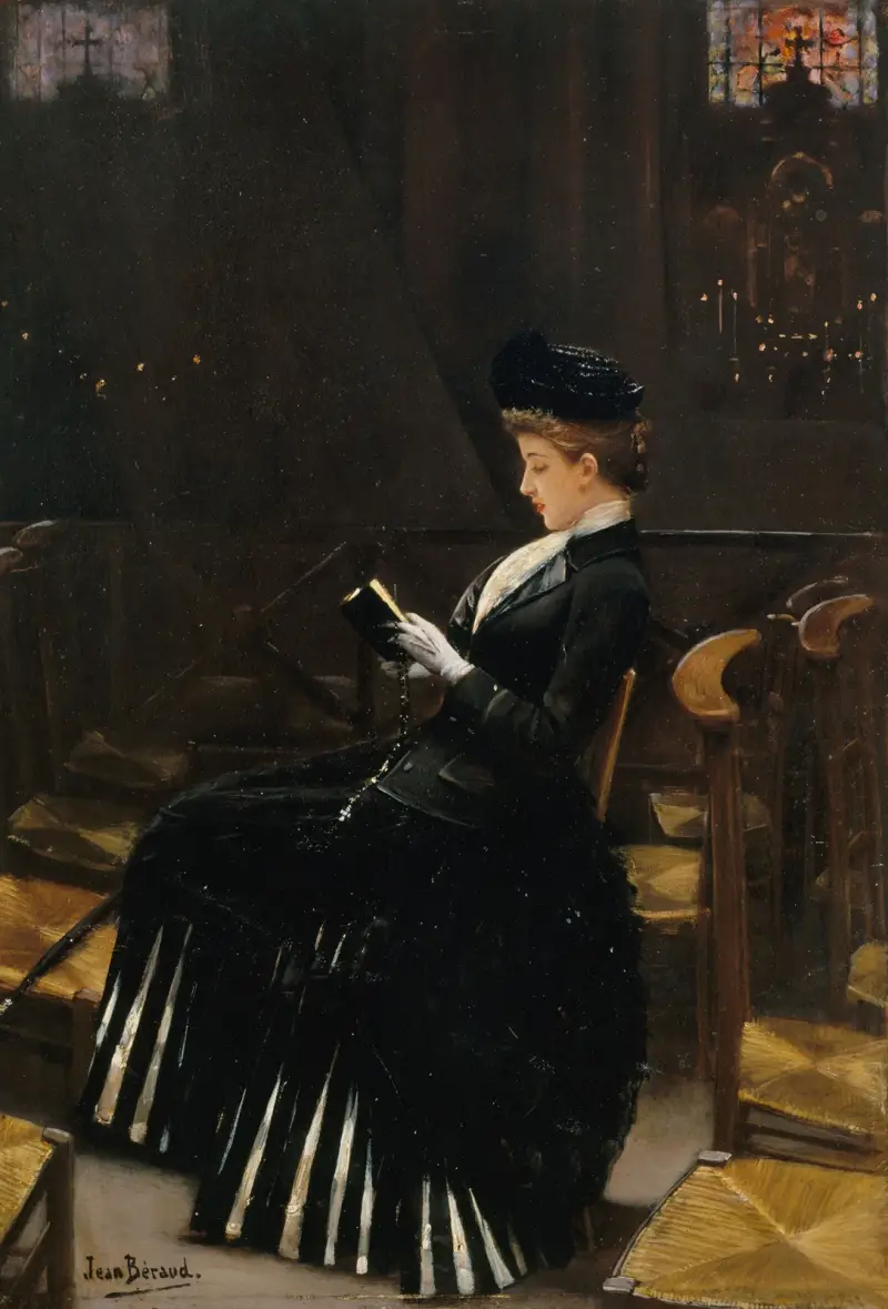 Kvinna i bön av Jean Béraud