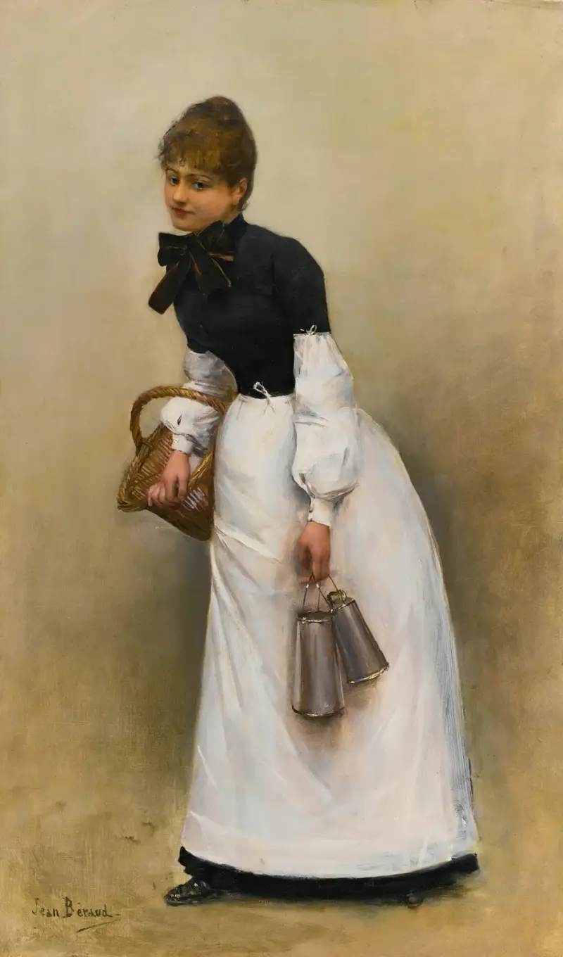 La Servante (La Petite Laitière) av Jean Béraud