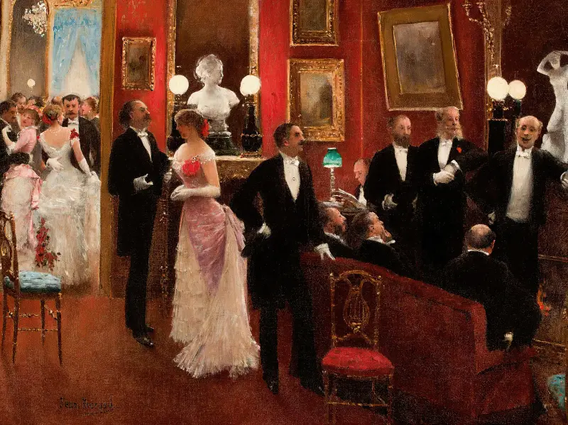 Ballszen von Jean Béraud