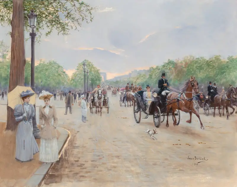 På Champs-Élysées av Jean Béraud