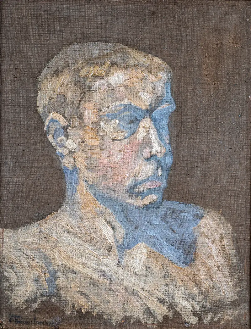 Självporträtt av Jean Brusselmans