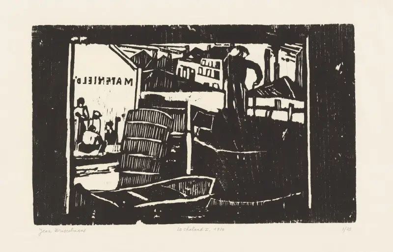 Barge I av Jean Brusselmans