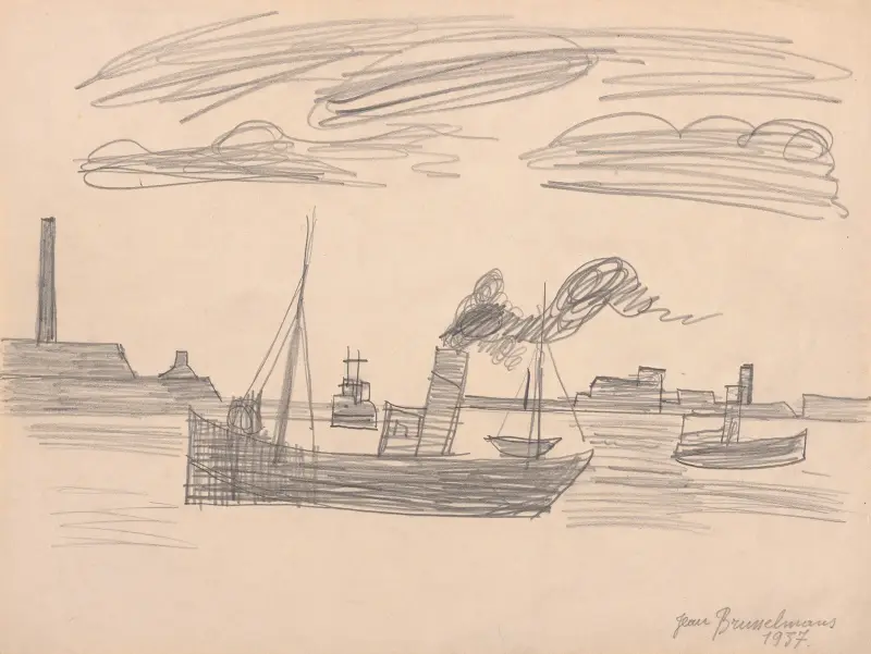 Båtar av Jean Brusselmans