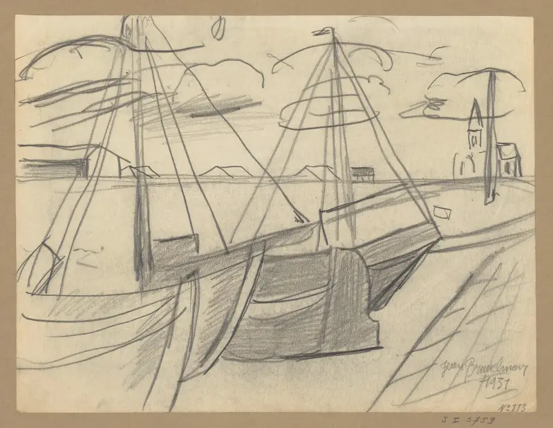 Boote, 1931 – Nr. 2 von Jean Brusselmans