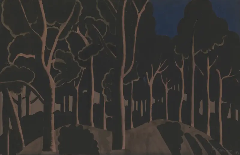 Bunch of trees av Jean Brusselmans