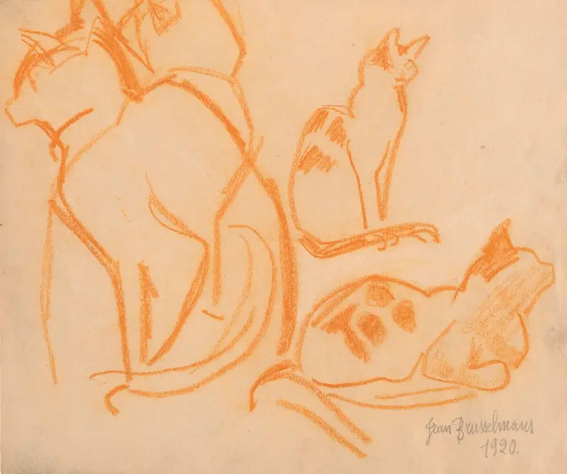 Cats av Jean Brusselmans