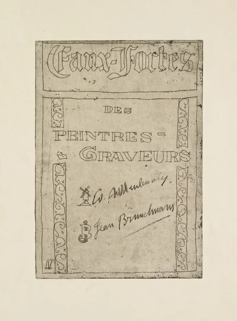 Eaux-Fortes des peintres-graveurs av Jean Brusselmans