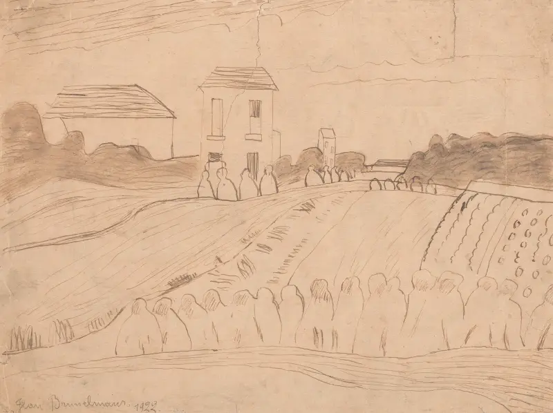 Landskap av Jean Brusselmans