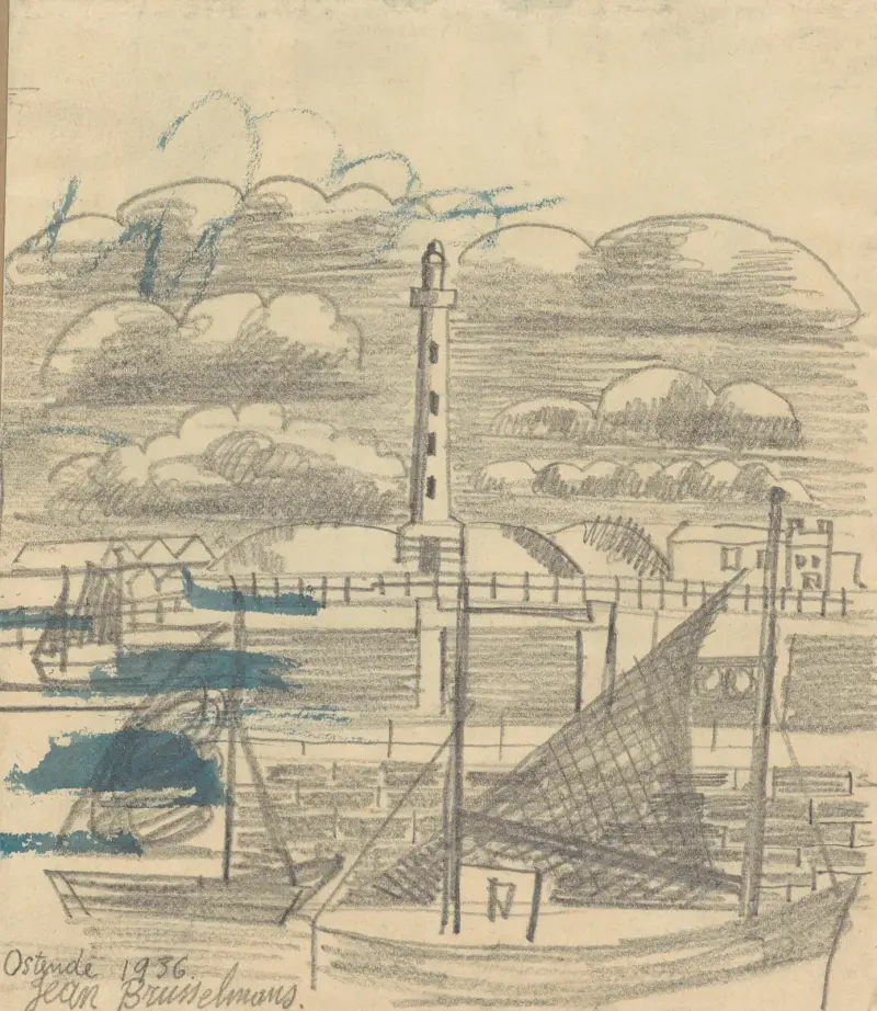 Ostend av Jean Brusselmans