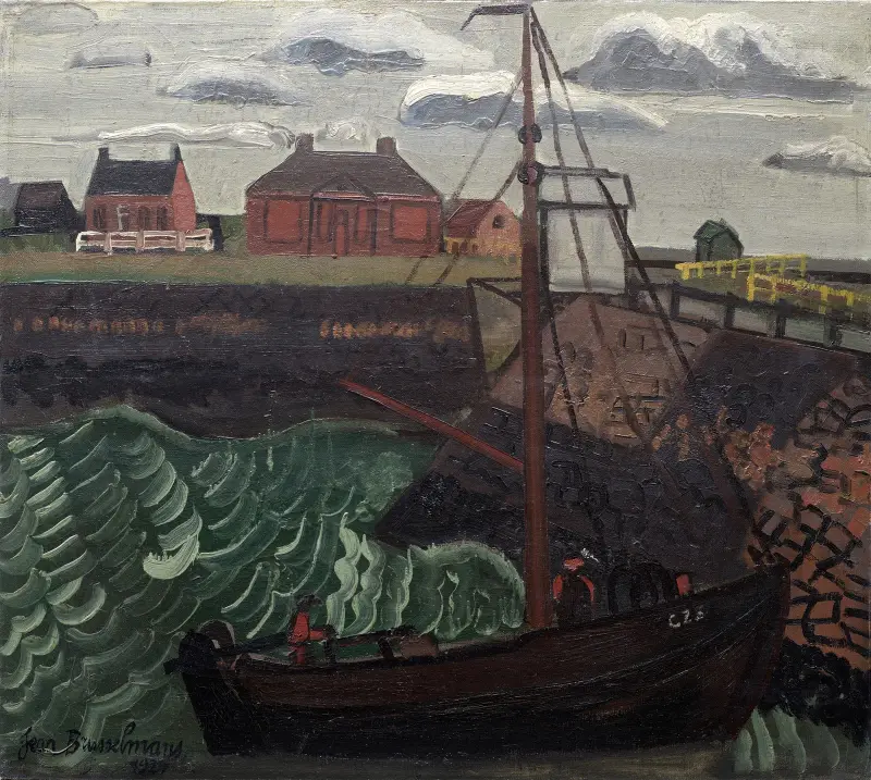 Fiskehamn av Jean Brusselmans