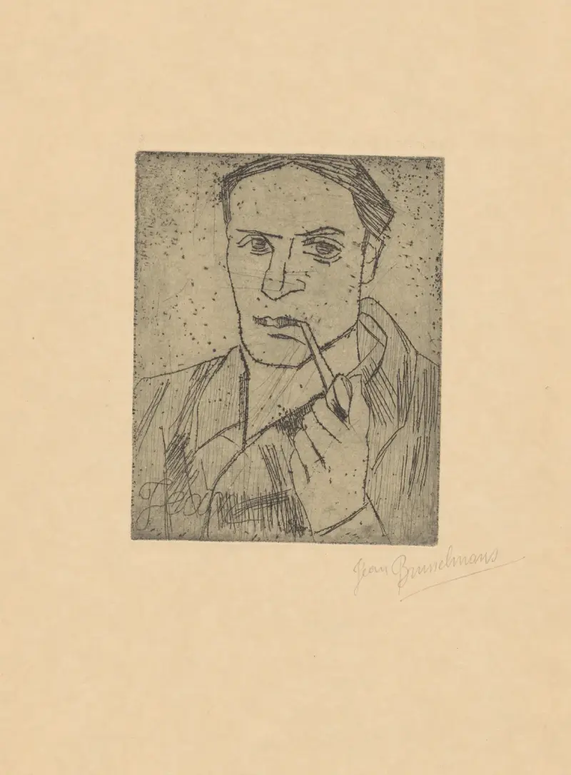 Porträtt av Jean Brusselmans