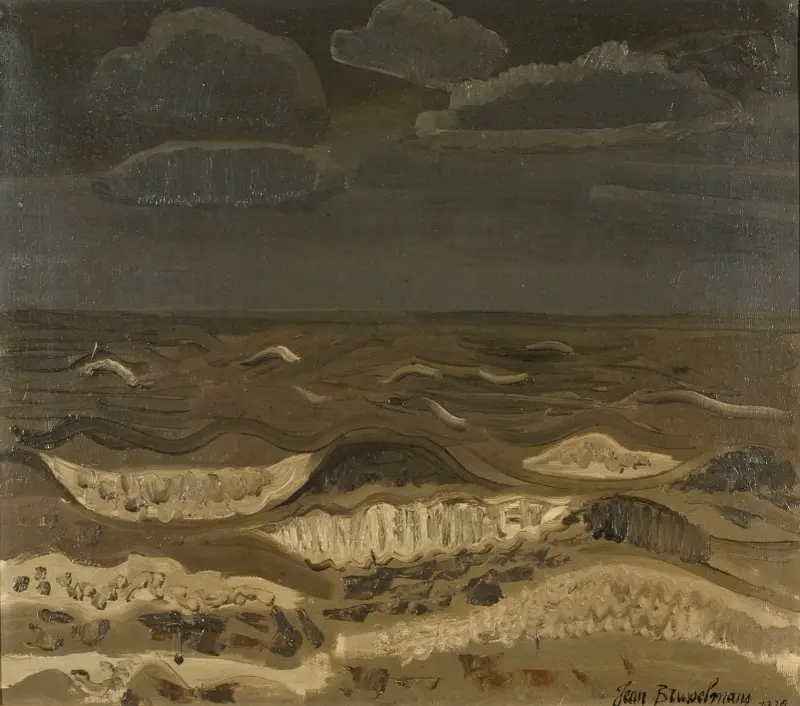 Havslandskap av Jean Brusselmans