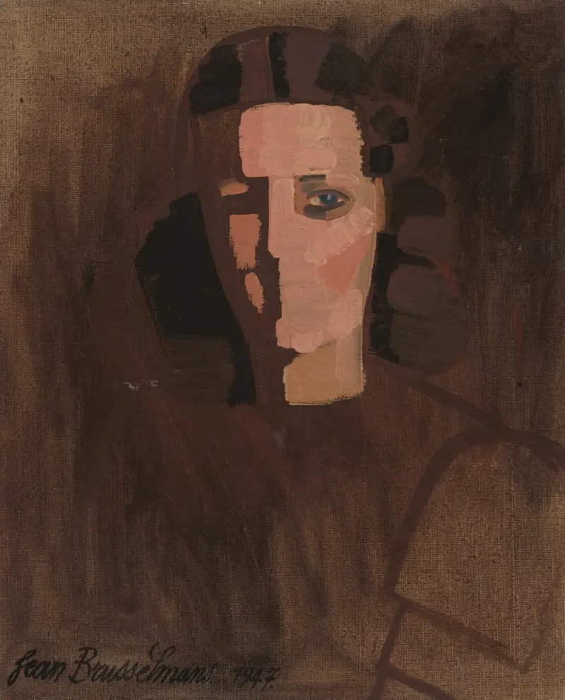 Die Frau des Künstlers von Jean Brusselmans