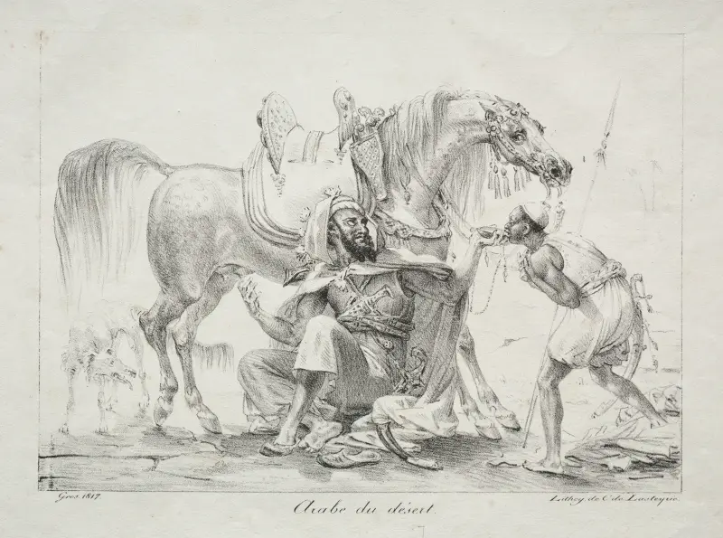 Arab of the Desert av Antoine-Jean Gros