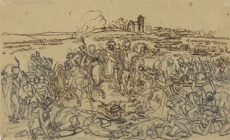 Napoleon at the Battlefield of Eylau av Antoine-Jean Gros