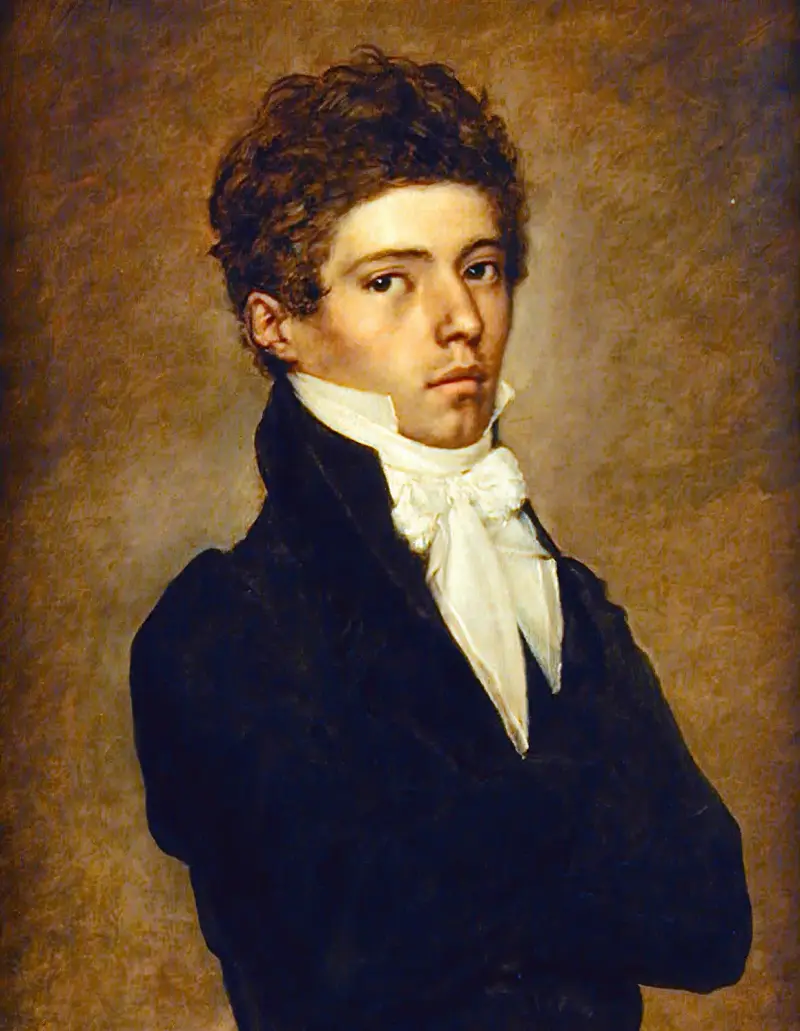 Porträtt av en man av Antoine-Jean Gros