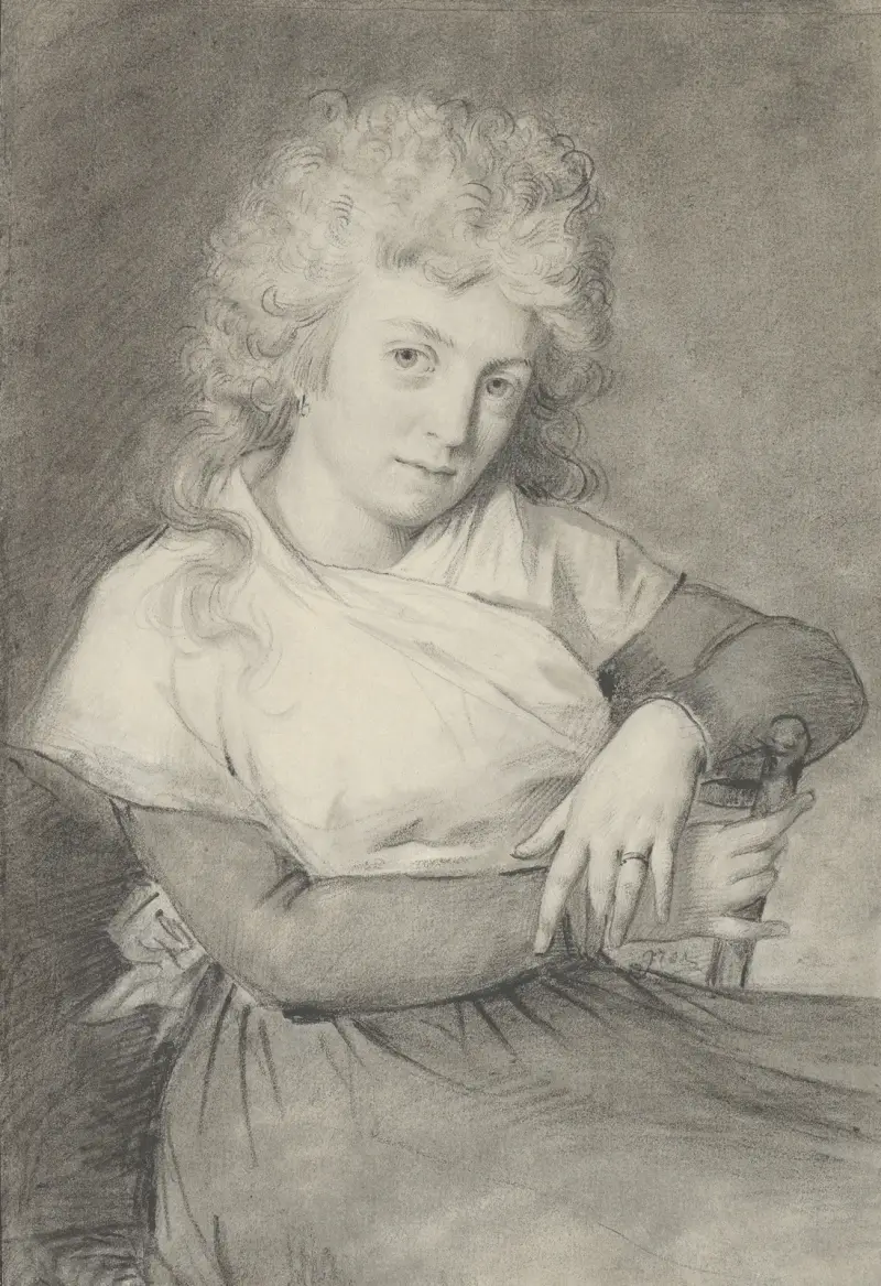 Porträt einer Frau von Antoine-Jean Gros