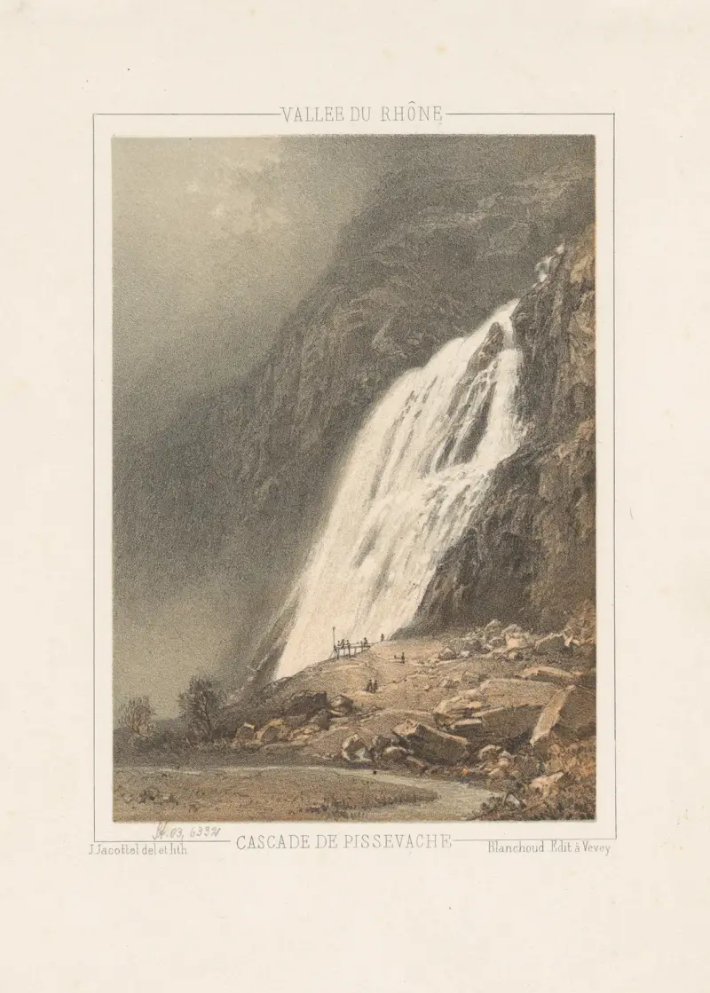 Pissevachefallet av Jean Jacottet