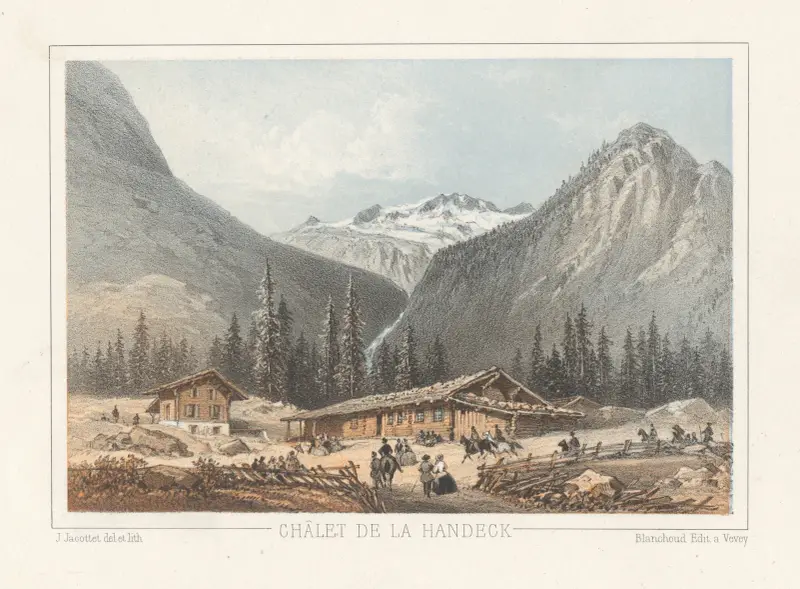 Châlet de la Handeck av Jean Jacottet
