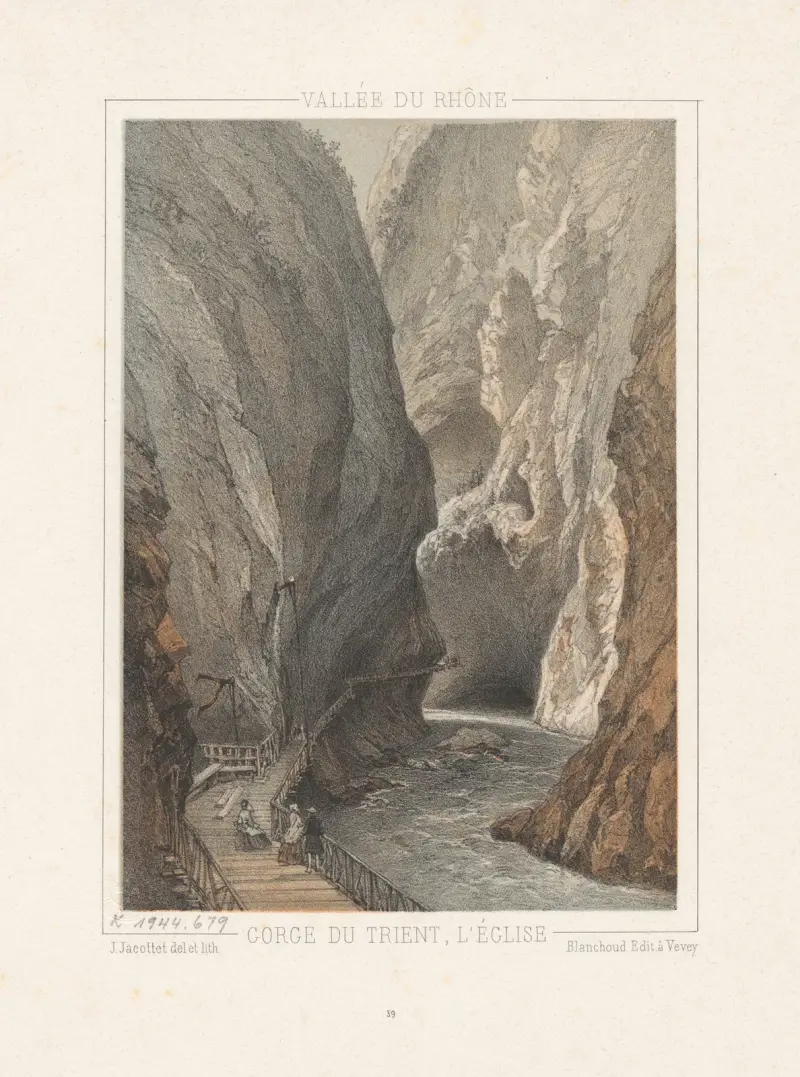 Gorge du Trient, l’Église av Jean Jacottet
