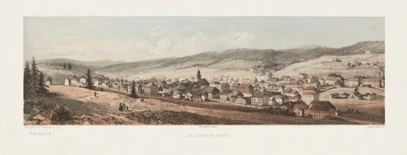 La Chaux-de-Fonds av Jean Jacottet