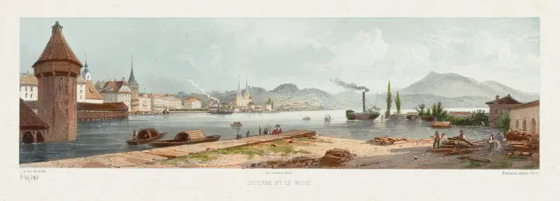 Luzern och Rigi av Jean Jacottet
