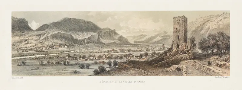 Méringen et la vallée d’Hasli av Jean Jacottet
