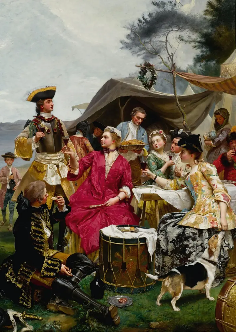 La Bienvenue von Gustave Jean Jacquet