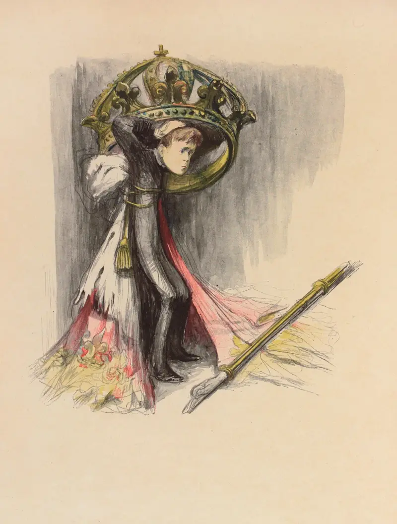 Alphonse le petit, Roi d’Espagne av Jean Veber