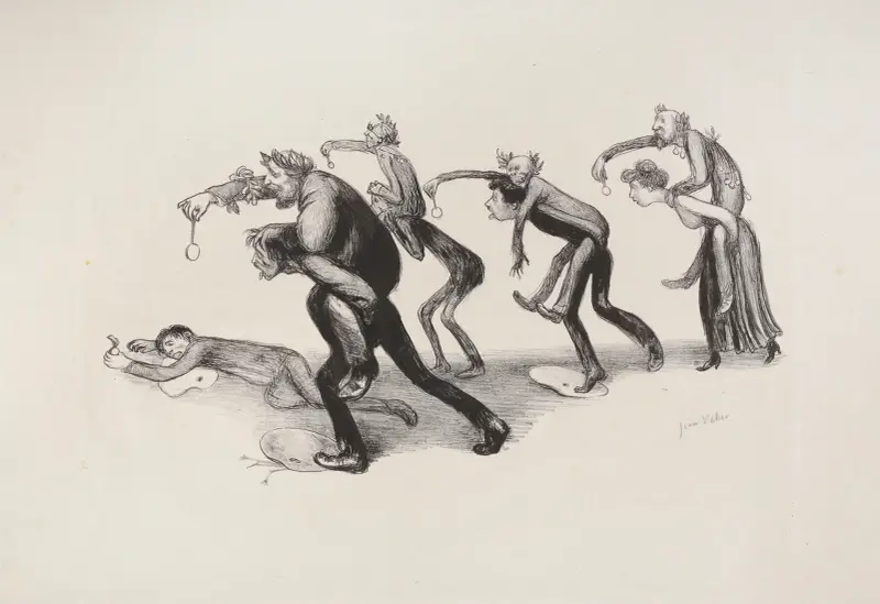 La Course aux médailles av Jean Veber