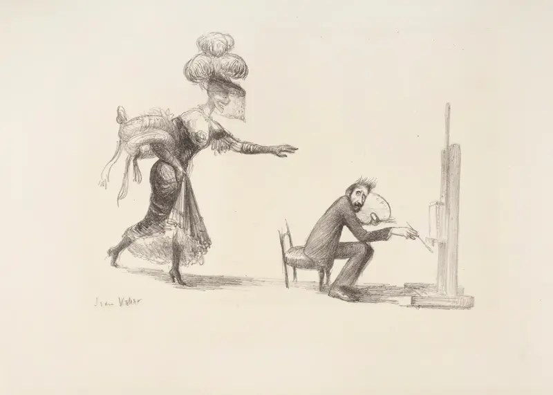 La Dame inexorable av Jean Veber