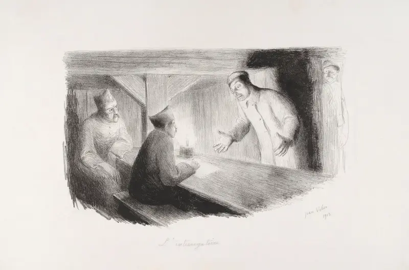 Förhöret – fången av Jean Veber
