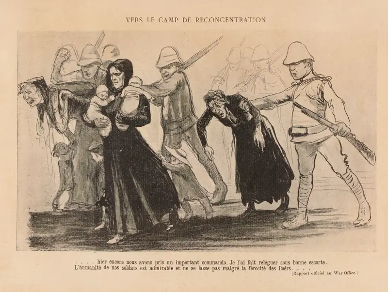 Vers le camp de reconcentration av Jean Veber