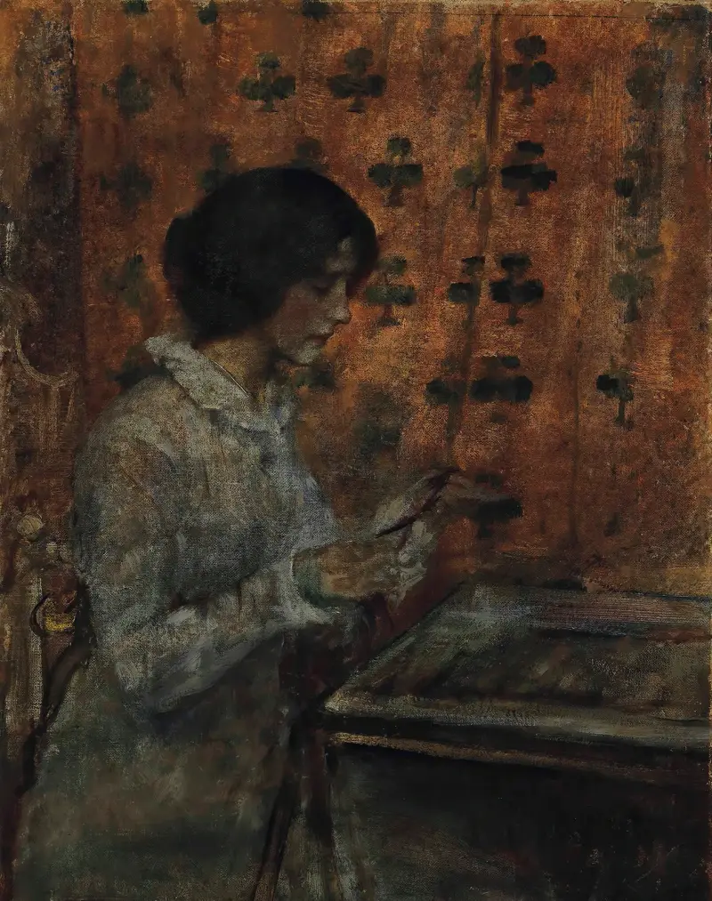 Finishing touches av James Jebusa Shannon