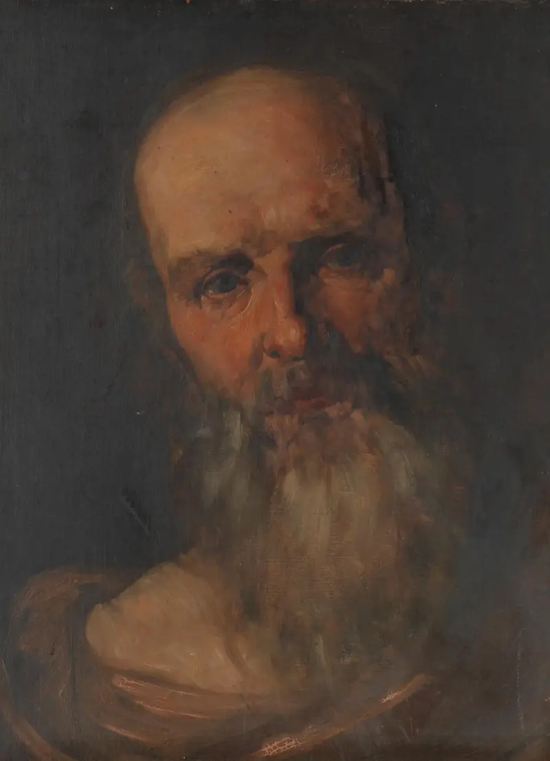 Porträtt av en äldre man av James Jebusa Shannon