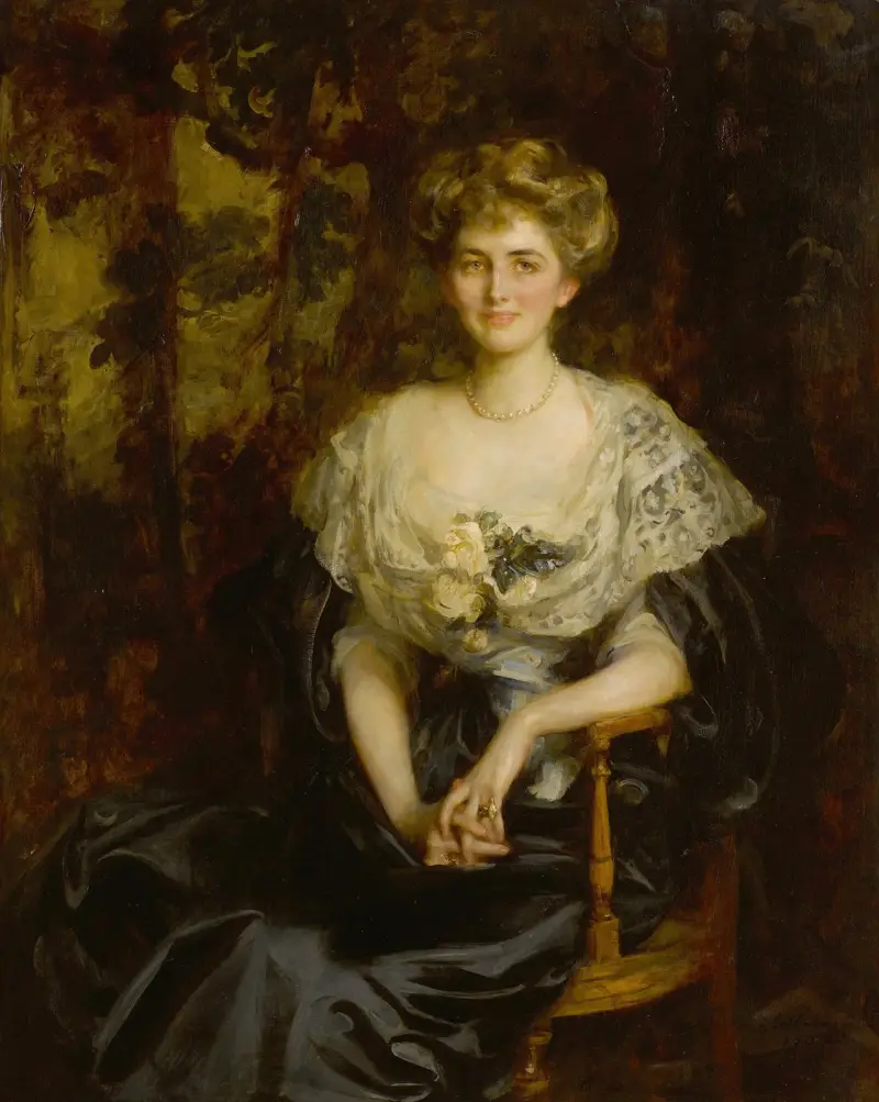 Porträtt av Marjorie Merriweather Post av James Jebusa Shannon