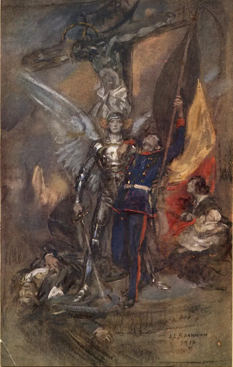 St. Michael of Belgium av James Jebusa Shannon