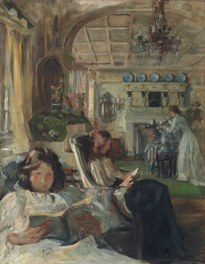 Der Salon von James Jebusa Shannon